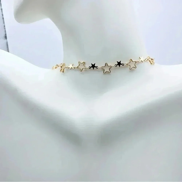 Star Choker 18k Gold Plated BEST SELLER - Picture 4 of 7